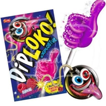 Imagem de Pirulito DipLoko Com Pozinho Explode na Boca Escolha o Seu 