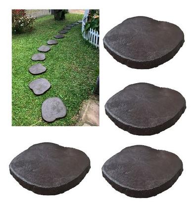 Imagem de Pisante Marrom De Grama Decoração Caminho Trilha Jardim