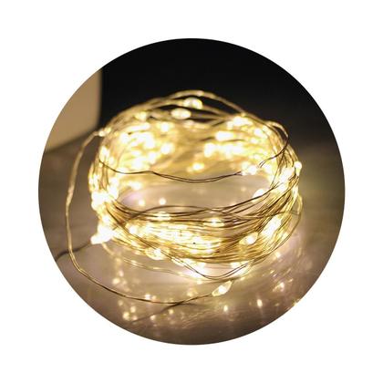 Imagem de Pisca LED Fio de Fada 100L 10m  Branco  Decoração Festa