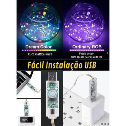 Imagem de Pisca Led RGB Bluetooth Controle Remoto 10 Metros App FY-906