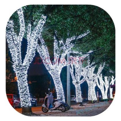 Imagem de Pisca Natal 50m Branco Frio 500 Leds 8 Modos Luvinco