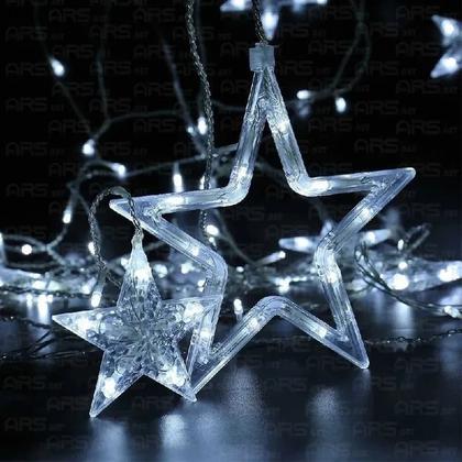 Imagem de Pisca Pisca Cascata 138 Led Estrela Natal 110v 8 Funções