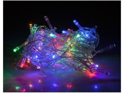 Imagem de Pisca Pisca Cascata Bolinha 100 LEDs 2,3m Colorido