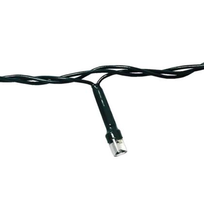 Imagem de Pisca Pisca Natal 100 Leds 10 Metros Fio Verde Luz Decoração de Árvore 110V 8 Funções Vários Cores