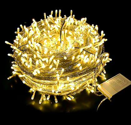 Imagem de Pisca Pisca Natal Cordão 100 Leds 10m 8 Funções Varias Cores 110v 220v