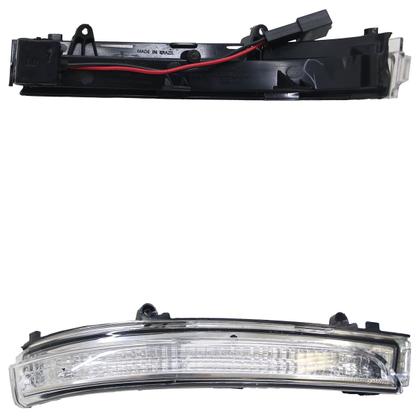 Imagem de Pisca Retrovisor Saveiro 2010 2011 2012 2013 2014 2015 2016 2017 2018 2019 2020 2021 Led Cristal Lente Acrílico Acabamento Texturizado