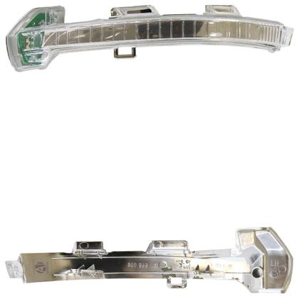 Imagem de Pisca Seta Retrovisor Passat 2016 2017 2018 2019 Cristal Led Estriado Acrílico