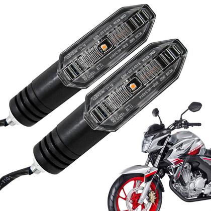 Imagem de Piscas Led  Moto Seta  sequencial Universal Cb Twister 250 Xre300 2022 Fan Titan