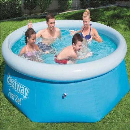 Imagem de Piscina 2.300 Litros Inflável Fast Set  2,44M X 66Cm