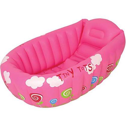 Imagem de Piscina 52L Retangular Banheira Bebê Mor Rosa
