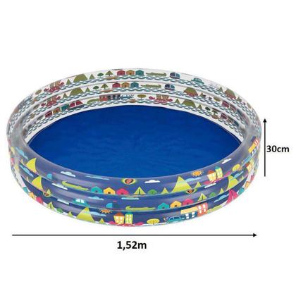 Imagem de Piscina Banheira Inflável Infantil Redonda 450 Litros  - Mor