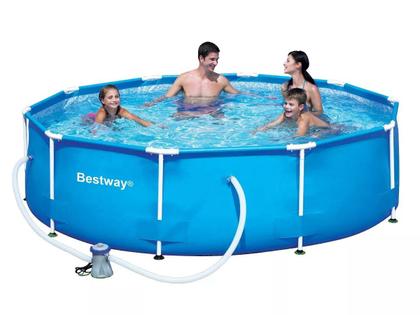 Imagem de Piscina Bestway 4678 Litros Estrutural com Bomba Filtrante 110v 56678