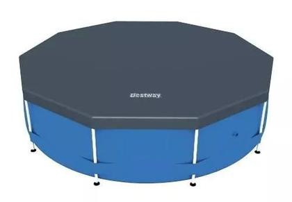 Imagem de Piscina Bestway 7000 Litros Estrutural com Bomba Filtro 110v Capa e FORRO