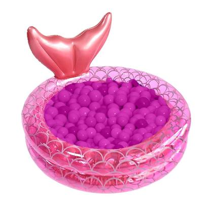 Imagem de Piscina Com Bolinha Infantil Inflável Sereia Criança 85L