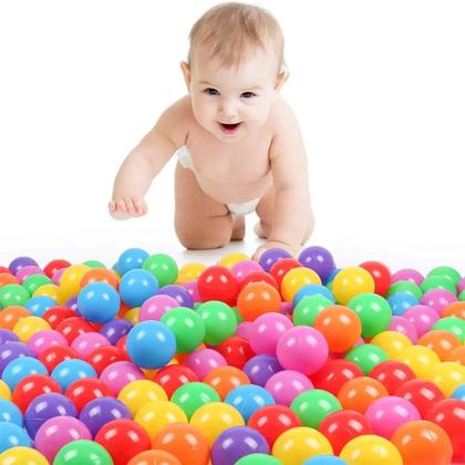 Imagem de Piscina Com Bolinhas Infantil Donuts Gigante Inflável 220L 100 Unidades 