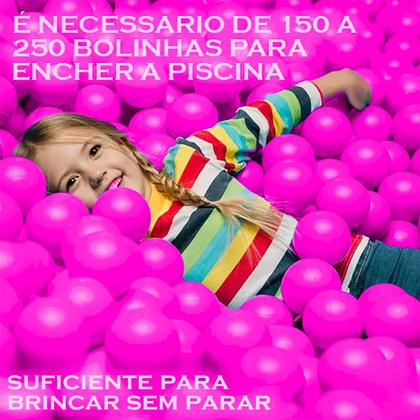 Imagem de Piscina Com Bolinhas Infantil Donuts Gigante Inflável 220L 100 Unidades 