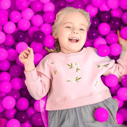 Imagem de Piscina Com Bolinhas Infantil Donuts Gigante Inflável 220L 100 Unidades 