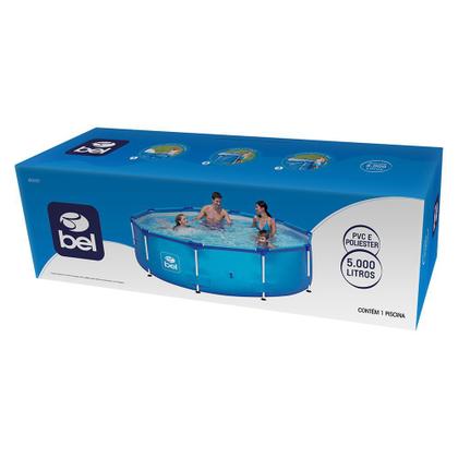 Imagem de Piscina de Armação Com kit Reparo 5000L Bel Lazer