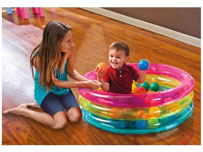 Imagem de Piscina De Bolinha Infantil Colorida - Intex 48674