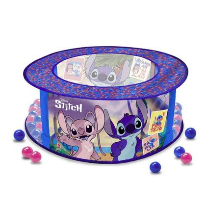Imagem de Piscina De Bolinha Stitch Disney Com 50 Bolinhas Lider Brinq