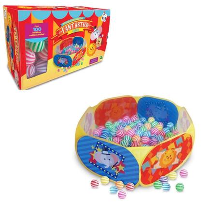 Imagem de Piscina De Bolinhas C/ 100 Bolas Fantástico Circo - Pica Pau