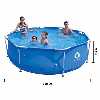 Imagem de Piscina Estrutural Armação 4383 Litros Bomba Filtro e Capa Avenli Jilong