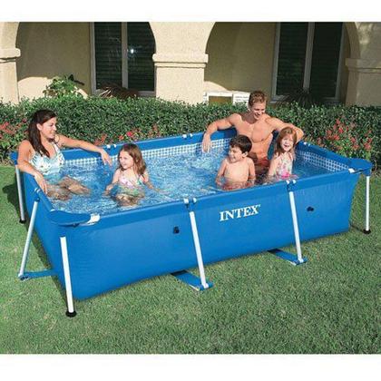 Imagem de Piscina Estrutural Infantil Retangular 1.662 Litros Intex