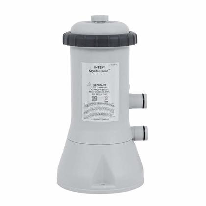 Imagem de Piscina Estrutural Retangular 2.282 Litros Com Filtro 110v E Forro Intex