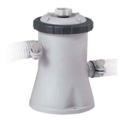 Imagem de Piscina Estrutural Retangular 3.834 Litros Pvc Armação + Bomba Filtrante Intex