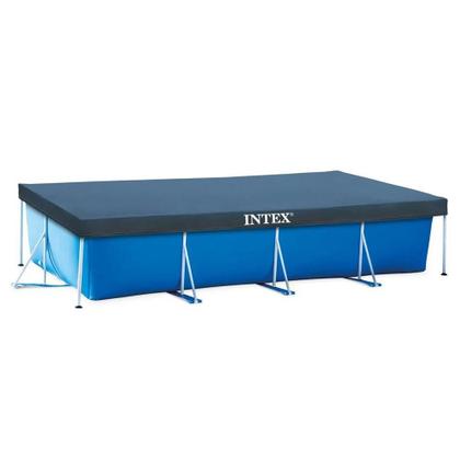 Imagem de Piscina Estrutural Retangular 7.127 Litros com Filtro + Capa Pvc Armação Intex