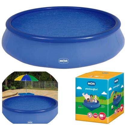 Imagem de Piscina Grande Redonda Mor Inflavel 12.000l com Capa e Forro  Kit 