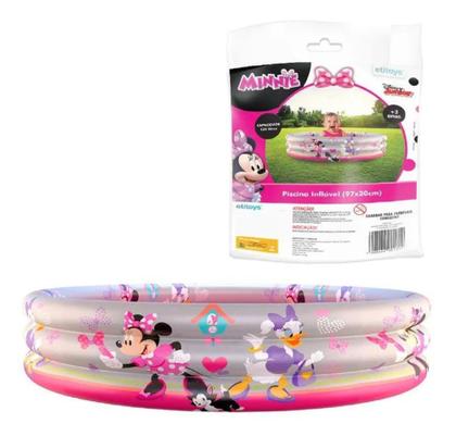 Piscina Infantil 130 Litros 97x20cm Minnie Margarida - EtiToys Imagem de Piscina Infantil 130 Litros 97x20cm Minnie Margarida - EtiToys