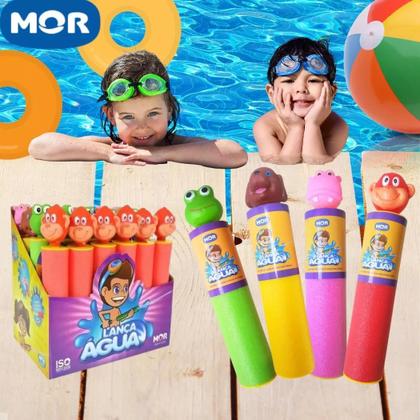 Imagem de Piscina Infantil 400 Litros Mor + 2 Lança Agua Bichinhos