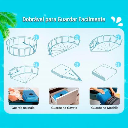 Imagem de Piscina Infantil Esteira C/ Chafariz Jato D'Água PVC Reforçado Circular P/ Crianças e Animais
