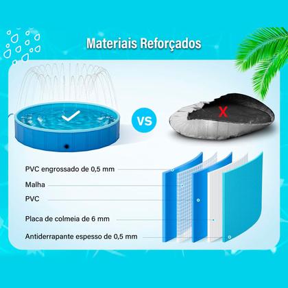 Imagem de Piscina Infantil Esteira C/ Chafariz Jato D'Água PVC Reforçado Circular P/ Crianças e Animais