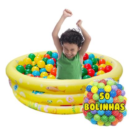 Imagem de Piscina Infantil Inflável 100 Litros + 50 Bolinhas