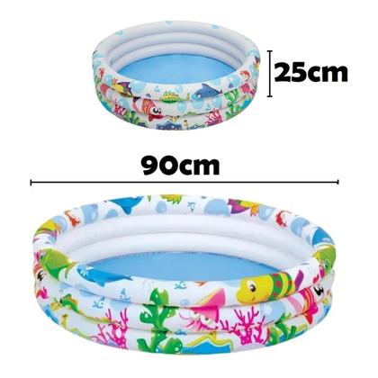 Imagem de Piscina Infantil Inflável 100 Litros + 50 Bolinhas