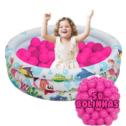 Imagem de Piscina Infantil Inflável 100 Litros + 50 Bolinhas