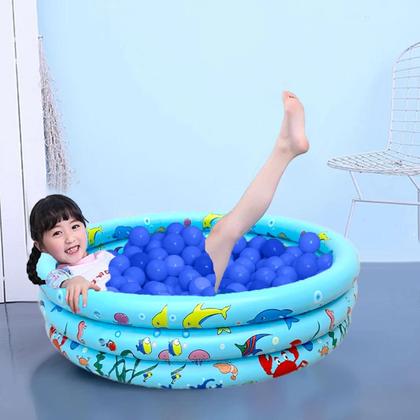 Imagem de Piscina Infantil Inflável 100 Litros + 50 Bolinhas
