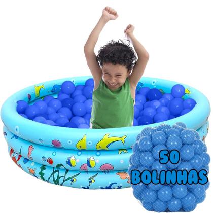 Imagem de Piscina Infantil Inflável 100 Litros + 50 Bolinhas