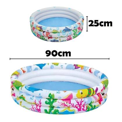 Imagem de Piscina Infantil Inflável 100 Litros + 50 Bolinhas