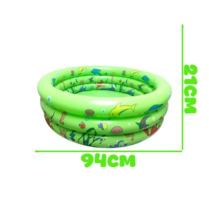 Imagem de Piscina Infantil Inflável 100 Litros Colorido + 100 Bolinhas