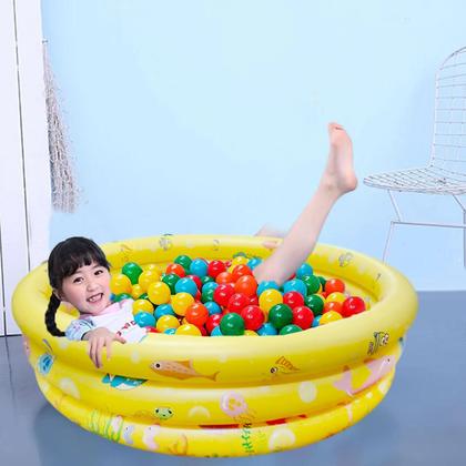 Imagem de Piscina Infantil Inflável 100 Litros Colorido + 100 Bolinhas