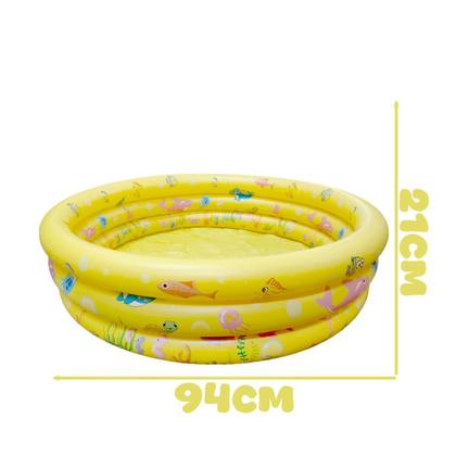 Imagem de Piscina Infantil Inflável 100 Litros Colorido + 100 Bolinhas