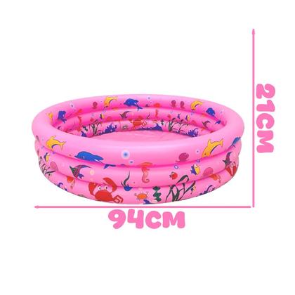 Imagem de Piscina Infantil Inflável 100 Litros Colorido + 100 Bolinhas