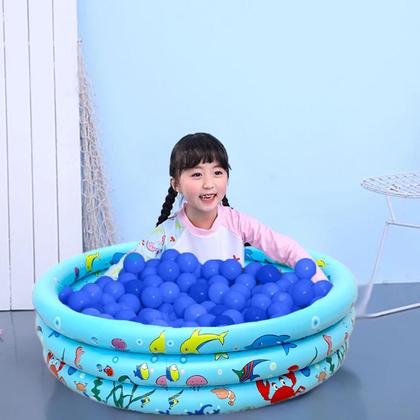 Imagem de Piscina Infantil Inflável 100 Litros Colorido + 100 Bolinhas