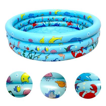 Imagem de Piscina Infantil Inflável 100 Litros Colorido + 100 Bolinhas