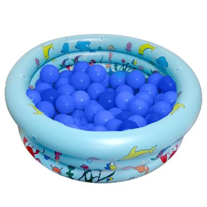 Imagem de Piscina Infantil Inflável 100 Litros Colorido + 100 Bolinhas