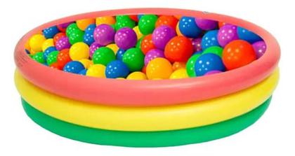 Imagem de Piscina Infantil Inflável 126 Litros Colorida + 50 Bolinhas