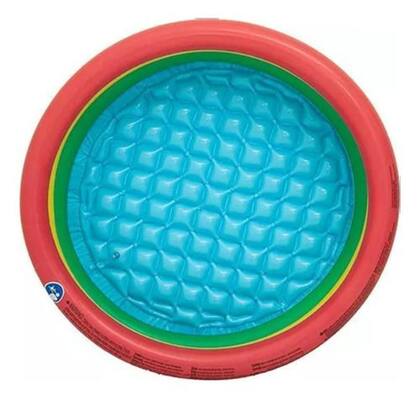 Imagem de Piscina Infantil Inflável 126 Litros Colorida + 50 Bolinhas